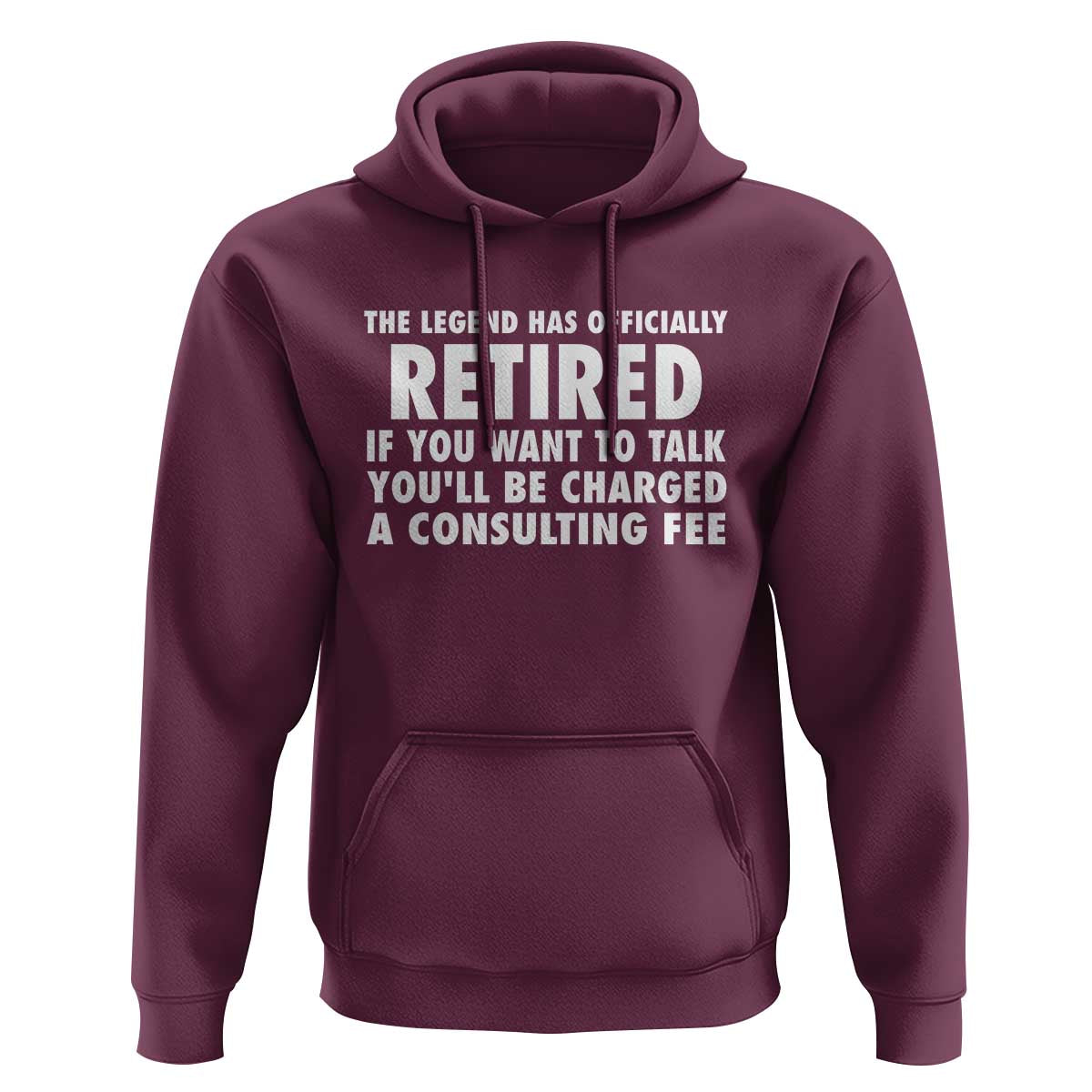 Funny Retirement Hoodie Funny The Legend Has Retired Grandpa Dad Humor - Wonder Print Shop