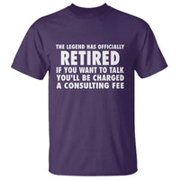 Funny Retirement T Shirt Funny The Legend Has Retired Grandpa Dad Humor - Wonder Print Shop