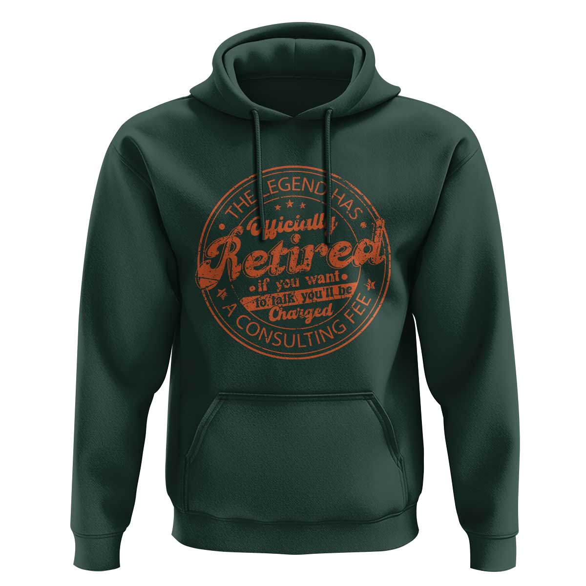 The Legend Has Retired Hoodie Retro Funny Retirement Gift Dad Humor