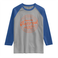 The Legend Has Retired Raglan Shirt Retro Funny Retirement Gift Dad Humor
