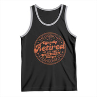 The Legend Has Retired Tank Top Retro Funny Retirement Gift Dad Humor