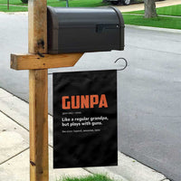 Funny Gunpa Garden Flag Gun Lover Grandpa Pro Gun Enthusiast - Wonder Print Shop