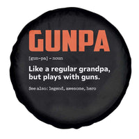 Funny Gunpa Spare Tire Cover Gun Lover Grandpa Pro Gun Enthusiast - Wonder Print Shop