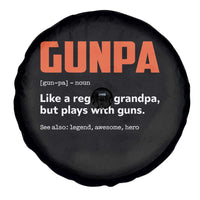 Funny Gunpa Spare Tire Cover Gun Lover Grandpa Pro Gun Enthusiast - Wonder Print Shop
