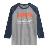 Funny Gunpa Raglan Shirt Gun Lover Grandpa Pro Gun Enthusiast - Wonder Print Shop