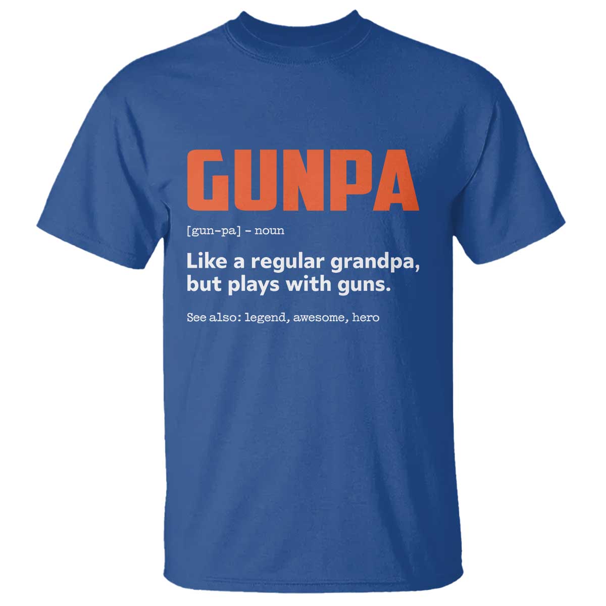 Funny Gunpa T Shirt Gun Lover Grandpa Pro Gun Enthusiast - Wonder Print Shop