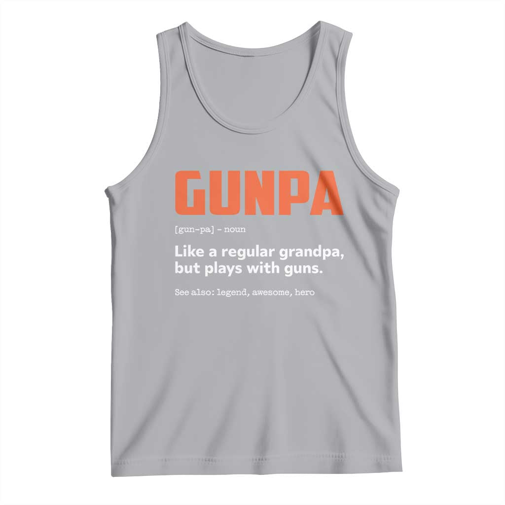 Funny Gunpa Tank Top Gun Lover Grandpa Pro Gun Enthusiast - Wonder Print Shop