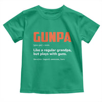 Funny Gunpa Toddler T Shirt Gun Lover Grandpa Pro Gun Enthusiast - Wonder Print Shop