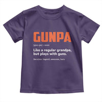 Funny Gunpa Toddler T Shirt Gun Lover Grandpa Pro Gun Enthusiast - Wonder Print Shop