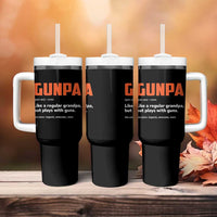 Funny Gunpa Tumbler With Handle Gun Lover Grandpa Pro Gun Enthusiast - Wonder Print Shop