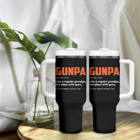 Funny Gunpa Tumbler With Handle Gun Lover Grandpa Pro Gun Enthusiast - Wonder Print Shop
