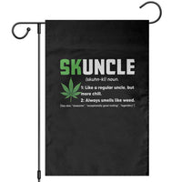 Funny Uncle Weed Smoker Garden Flag Skuncle Definition Funny Weed Pot Cannabis Marijuana