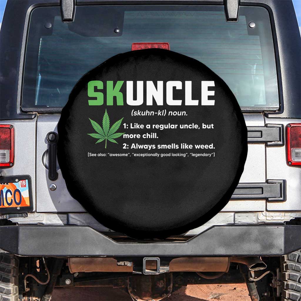 Funny Uncle Weed Smoker Spare Tire Cover Skuncle Definition Funny Weed Pot Cannabis Marijuana