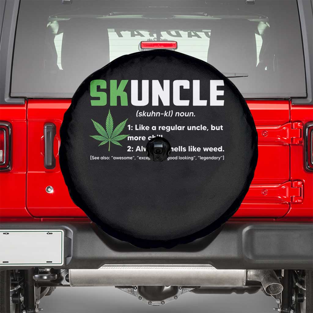 Funny Uncle Weed Smoker Spare Tire Cover Skuncle Definition Funny Weed Pot Cannabis Marijuana
