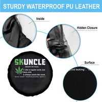 Funny Uncle Weed Smoker Spare Tire Cover Skuncle Definition Funny Weed Pot Cannabis Marijuana