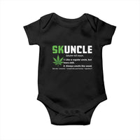 Funny Uncle Weed Smoker Baby Onesie Skuncle Definition Funny Weed Pot Cannabis Marijuana