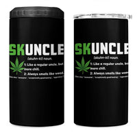 Funny Uncle Weed Smoker 4 in 1 Can Cooler Tumbler Skuncle Definition Funny Weed Pot Cannabis Marijuana