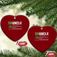Funny Uncle Weed Smoker Ceramic Ornament Skuncle Definition Funny Weed Pot Cannabis Marijuana