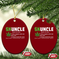 Funny Uncle Weed Smoker Ceramic Ornament Skuncle Definition Funny Weed Pot Cannabis Marijuana