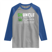 Funny Uncle Weed Smoker Raglan Shirt Skuncle Definition Funny Weed Pot Cannabis Marijuana