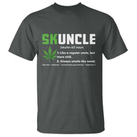 Funny Uncle Weed Smoker T Shirt Skuncle Definition Funny Weed Pot Cannabis Marijuana