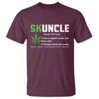 Funny Uncle Weed Smoker T Shirt Skuncle Definition Funny Weed Pot Cannabis Marijuana