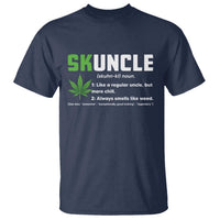 Funny Uncle Weed Smoker T Shirt Skuncle Definition Funny Weed Pot Cannabis Marijuana