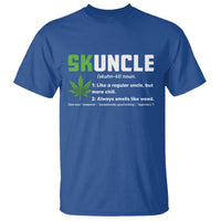 Funny Uncle Weed Smoker T Shirt Skuncle Definition Funny Weed Pot Cannabis Marijuana