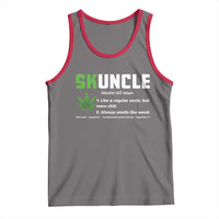 Funny Uncle Weed Smoker Tank Top Skuncle Definition Funny Weed Pot Cannabis Marijuana