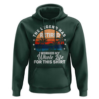 Funny Retirement Hoodie Retro Vintage I Worked My Whole Life for This Shirt - Wonder Print Shop