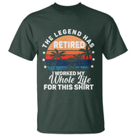Funny Retirement T Shirt Retro Vintage I Worked My Whole Life for This Shirt - Wonder Print Shop