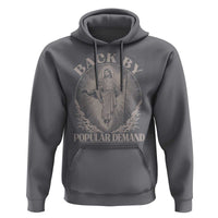 Funny Jesus Back Hoodie Retro Funny Sayings Easter Back By Popular Demand - Wonder Print Shop