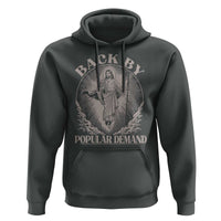 Funny Jesus Back Hoodie Retro Funny Sayings Easter Back By Popular Demand - Wonder Print Shop