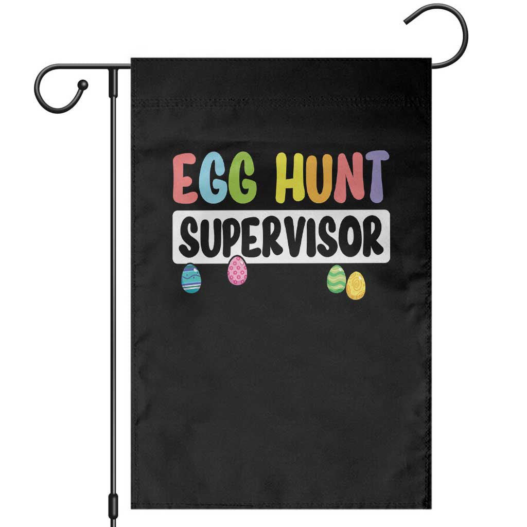 Easter Egg Hunt Supervisor Garden Flag Funny Mom Dad - Wonder Print Shop