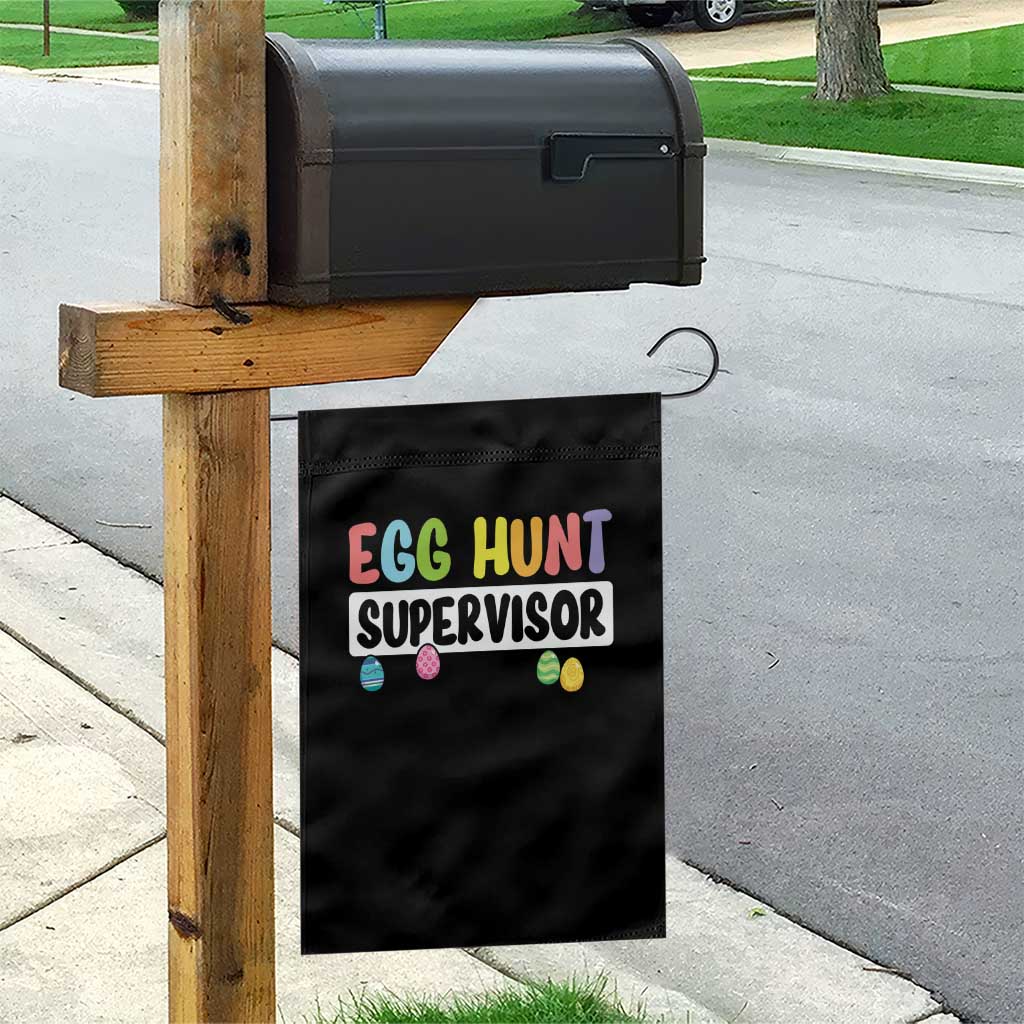 Easter Egg Hunt Supervisor Garden Flag Funny Mom Dad - Wonder Print Shop