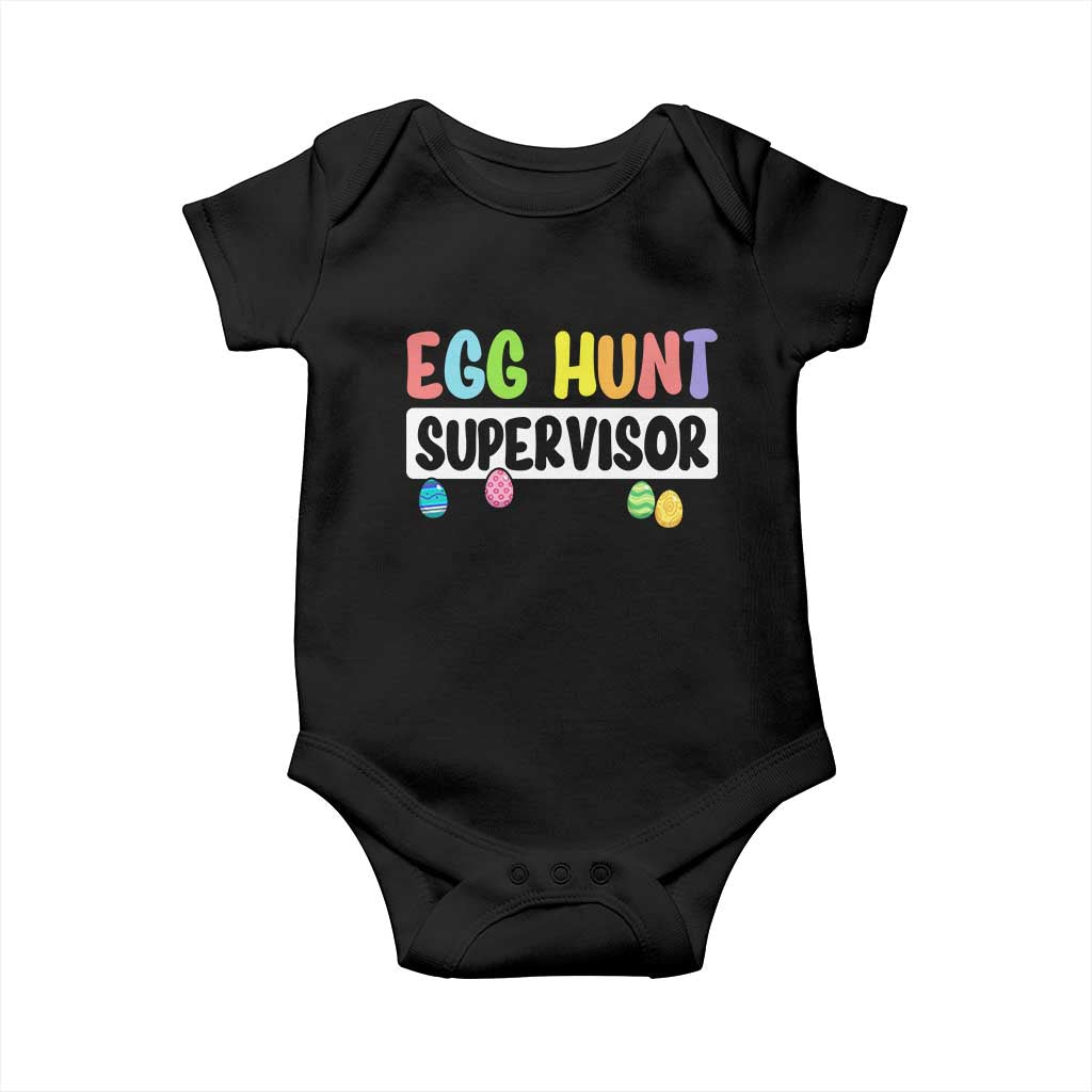 Easter Egg Hunt Supervisor Baby Onesie Funny Mom Dad - Wonder Print Shop