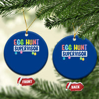 Easter Egg Hunt Supervisor Ceramic Ornament Funny Mom Dad - undefined