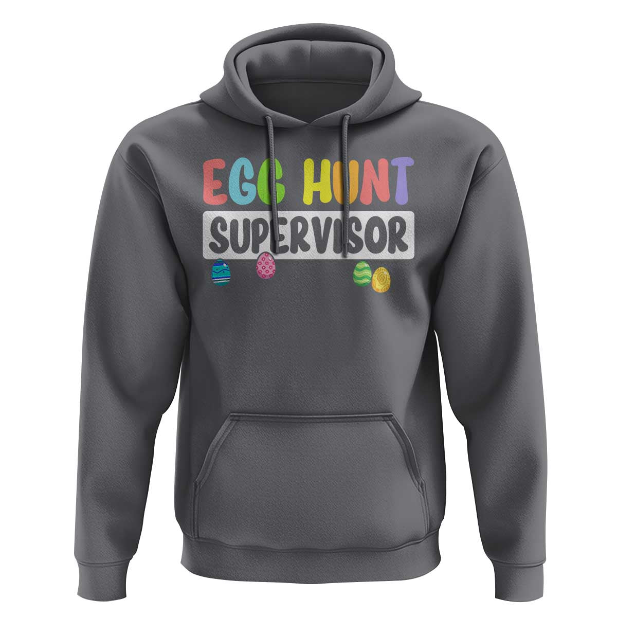 Easter Egg Hunt Supervisor Hoodie Funny Mom Dad - Wonder Print Shop