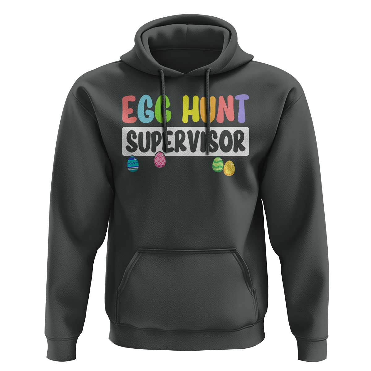 Easter Egg Hunt Supervisor Hoodie Funny Mom Dad - Wonder Print Shop