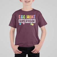 Easter Egg Hunt Supervisor T Shirt For Kid Funny Mom Dad - Wonder Print Shop
