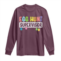 Easter Egg Hunt Supervisor Long Sleeve Shirt Funny Mom Dad - Wonder Print Shop