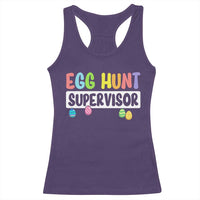 Easter Egg Hunt Supervisor Racerback Tank Top Funny Mom Dad - Wonder Print Shop