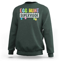 Easter Egg Hunt Supervisor Sweatshirt Funny Mom Dad - Wonder Print Shop