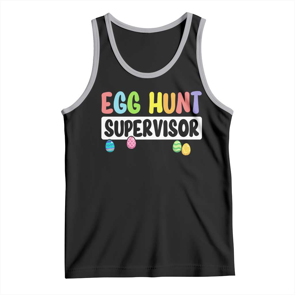 Easter Egg Hunt Supervisor Tank Top Funny Mom Dad - Wonder Print Shop