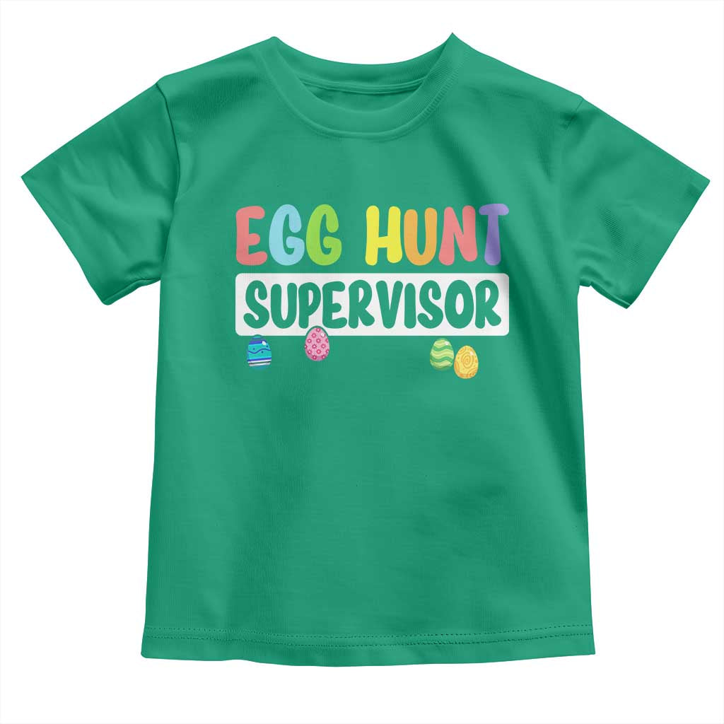 Easter Egg Hunt Supervisor Toddler T Shirt Funny Mom Dad - Wonder Print Shop