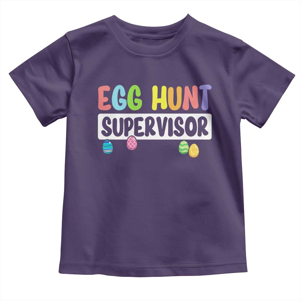 Easter Egg Hunt Supervisor Toddler T Shirt Funny Mom Dad - Wonder Print Shop