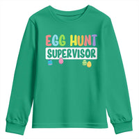 Easter Egg Hunt Supervisor Youth Sweatshirt Funny Mom Dad - Wonder Print Shop