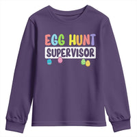 Easter Egg Hunt Supervisor Youth Sweatshirt Funny Mom Dad - Wonder Print Shop