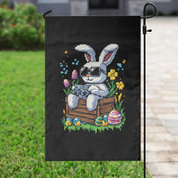 Gamer Rabbit Garden Flag Cute Bunny Gaming Eggs Video Games Easter Pixel Garden - Wonder Print Shop