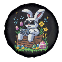 Gamer Rabbit Spare Tire Cover Cute Bunny Gaming Eggs Video Games Easter Pixel Garden - Wonder Print Shop